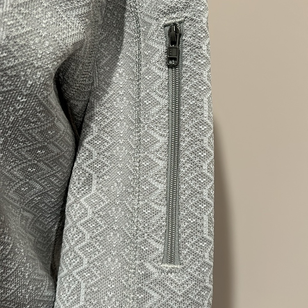 PATAGONIA Women's Better Sweater 1/4-Zip Fleece Frozen Jacquard Gray Size Medium - Picture 7 of 11